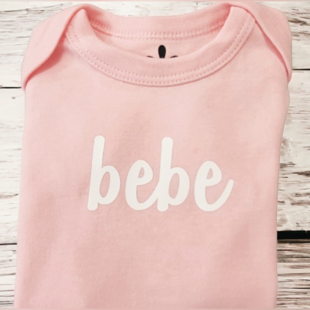 BéBé Belle Boutique Signature Pink Onesie